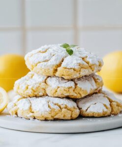 Lemon Crinkle Cookies Recipe