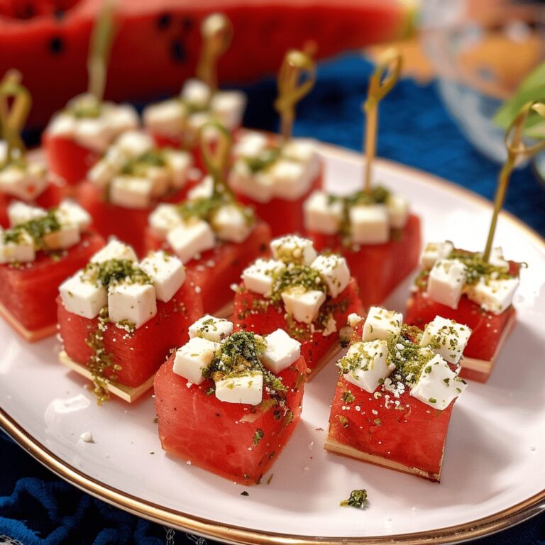 Watermelon Feta Bites Recipe