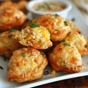 Sweet Corn Crab Puffs Recipe