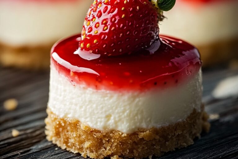 Mini Strawberry Cheesecakes Recipe