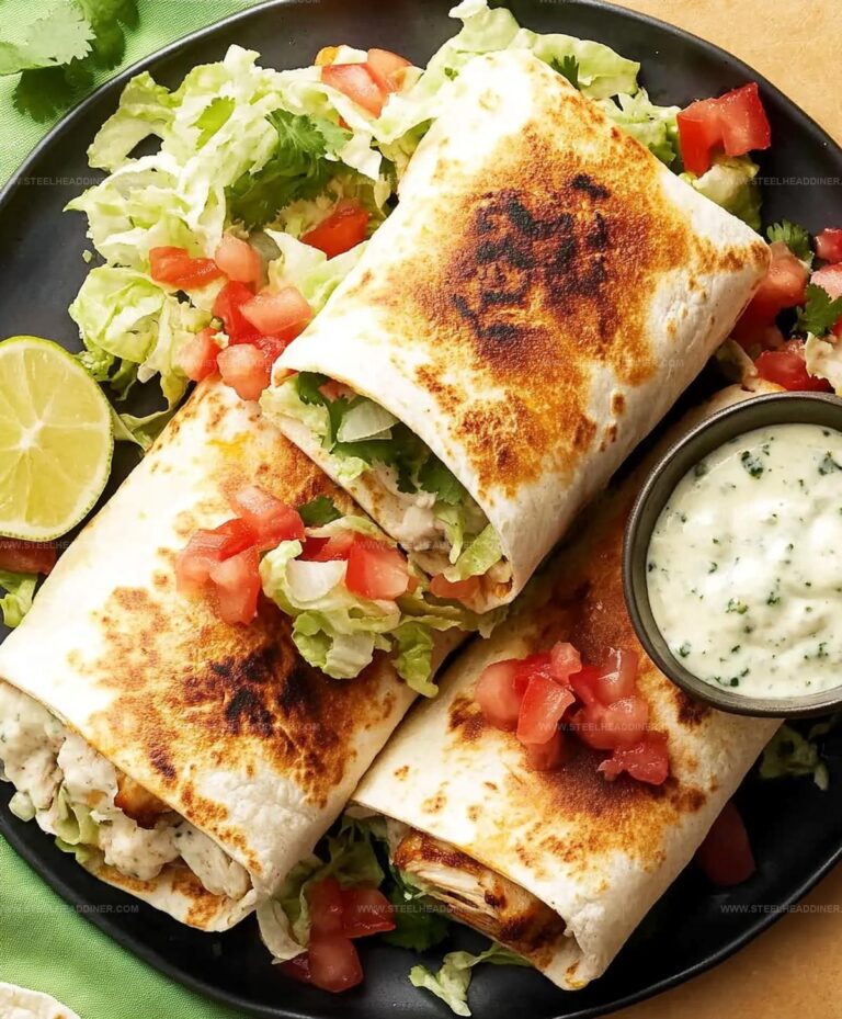 Easy Chipotle Ranch Grilled Chicken Burrito Recipe