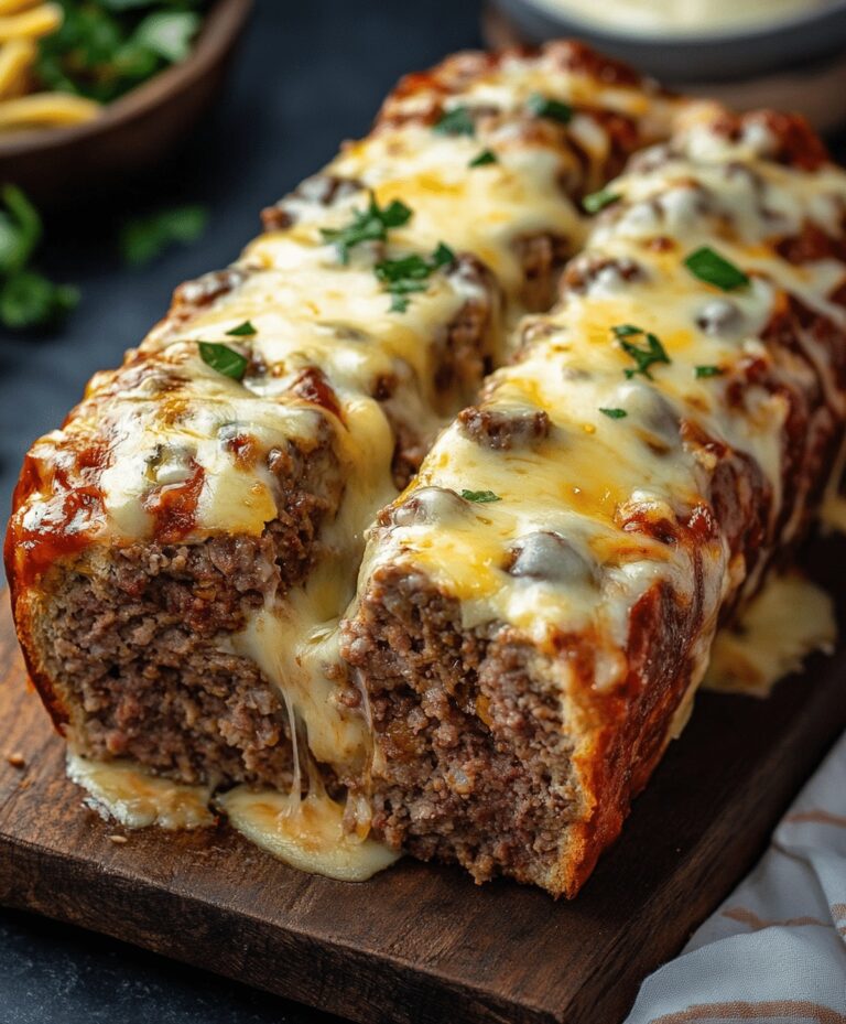 Philly Cheesesteak Meatloaf Recipe