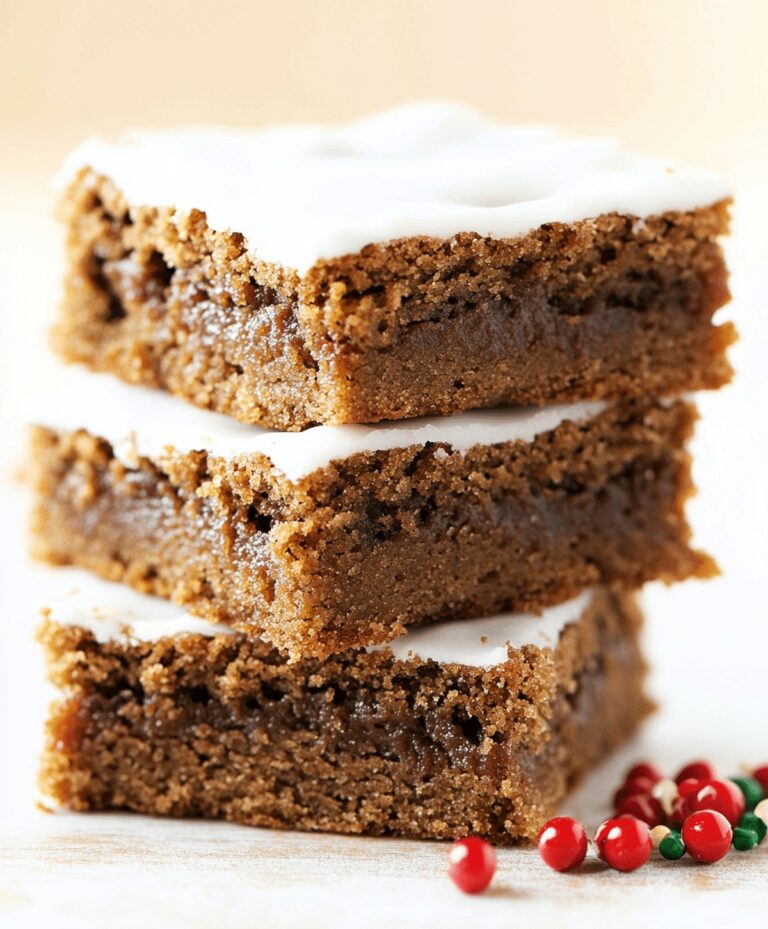 Gingerbread Cookie Bars Recipe