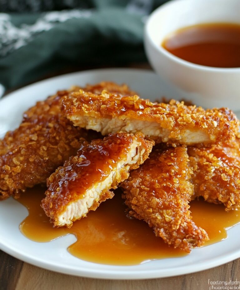 Crispy Sticky Hot Honey Chicken Recipe
