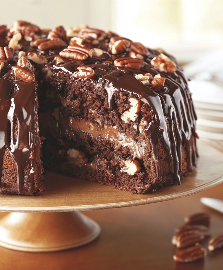 Chocolate Pecan Dream Cake Recipe
