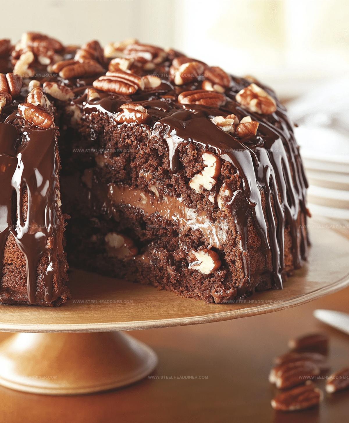 Chocolate Pecan Dream Cake Recipe
