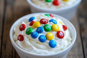 M&Ms Cool Whip And Pudding Frosting Recipe