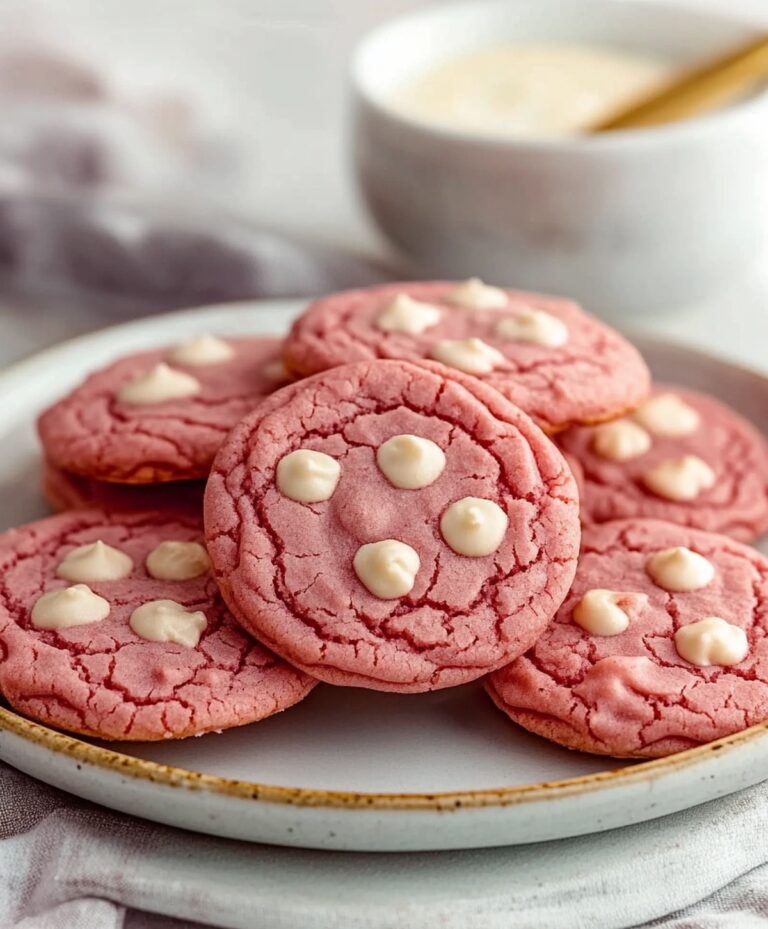 Soft Pink Velvet Cookie Recipe