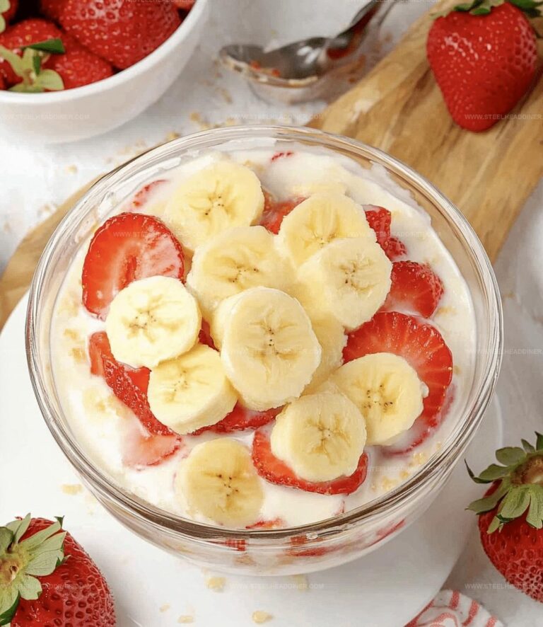 Strawberry Cheesecake Banana Pudding Recipe