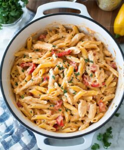 Spicy Crock Pot Cajun Chicken Pasta Recipe