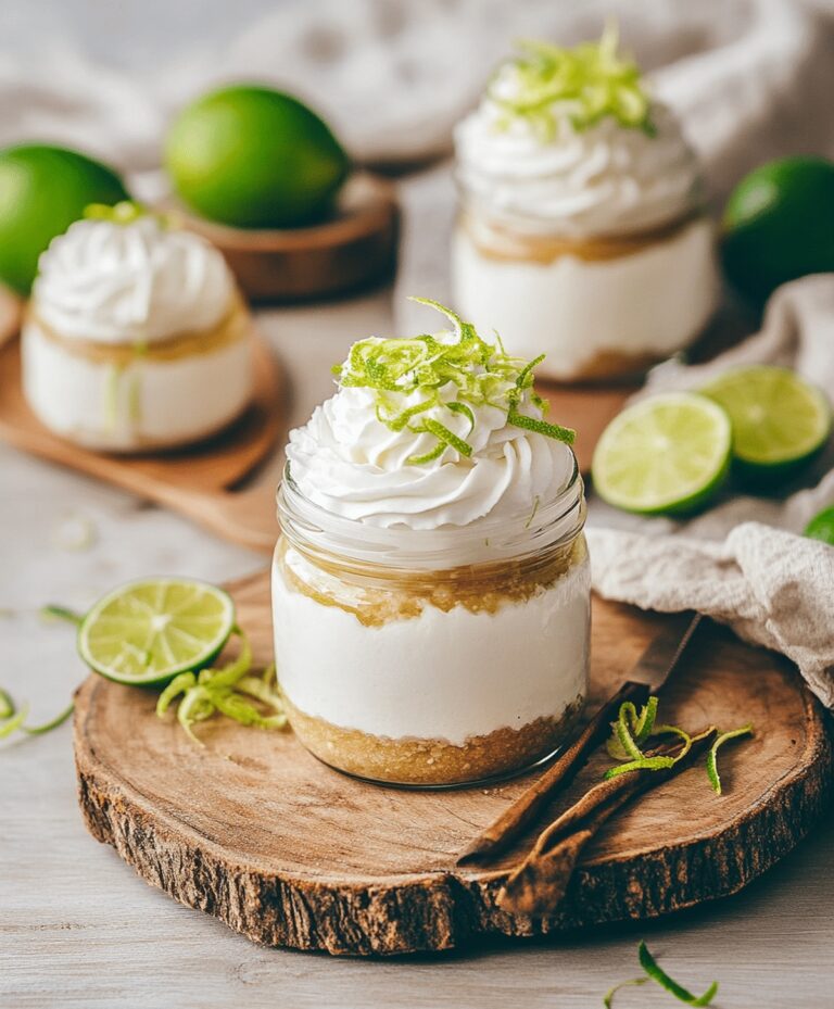 Creamy No-Bake Key Lime Cheesecake Jars Recipe