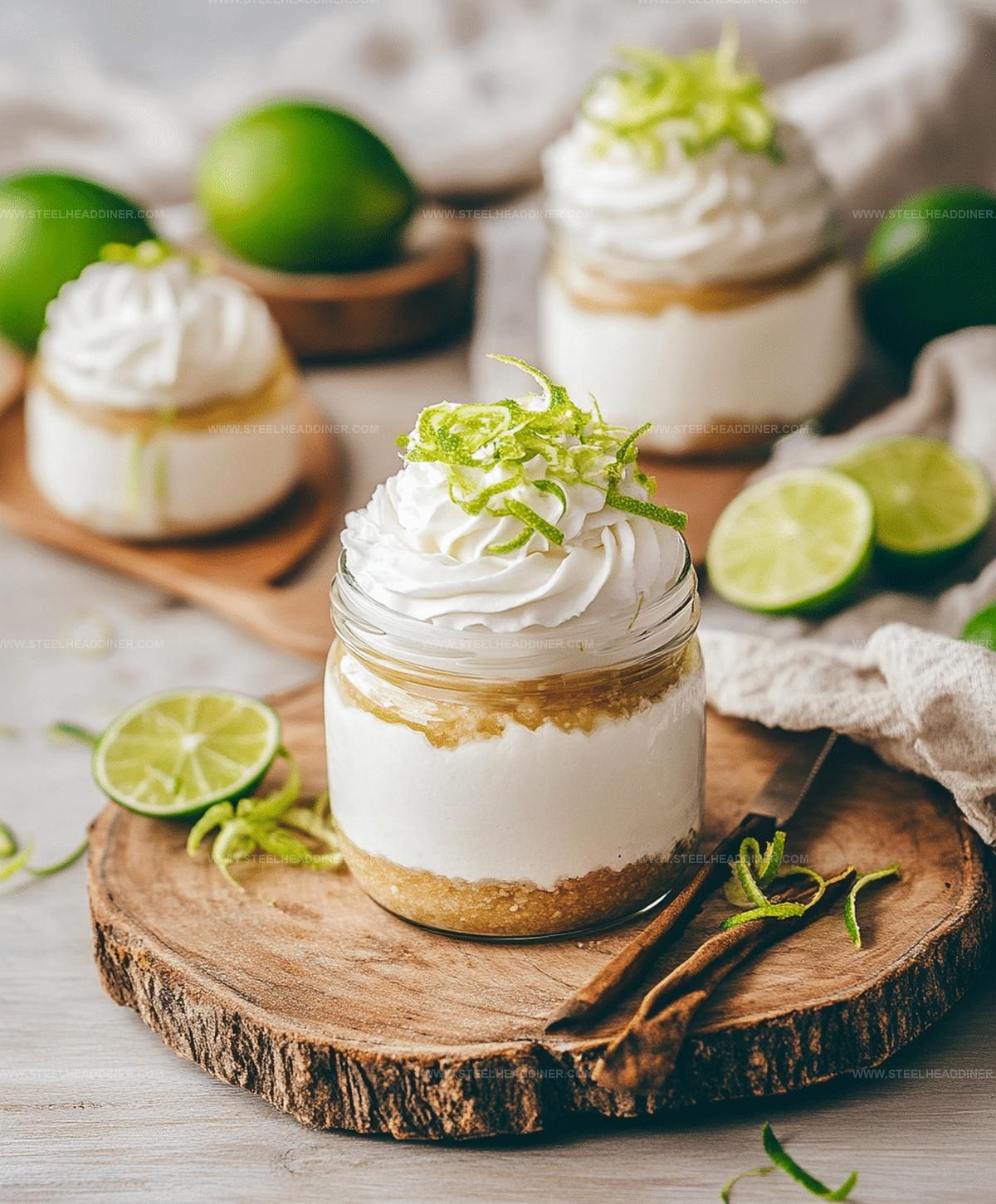 Creamy No-Bake Key Lime Cheesecake Jars Recipe