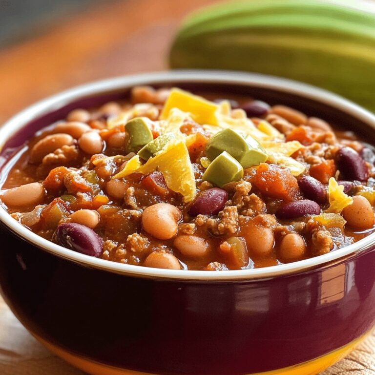 Easy Three Bean Chili Recipe