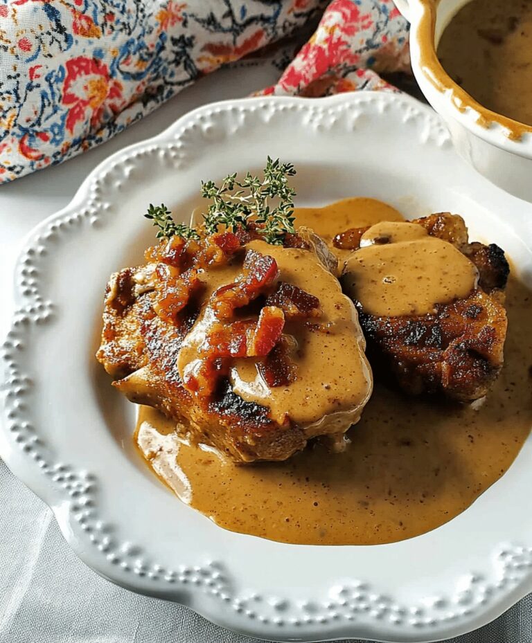 Country Fried Pork Chops With Bacon Gravy Recipe