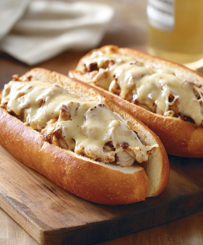 Juicy White BBQ Chicken Subs Recipe