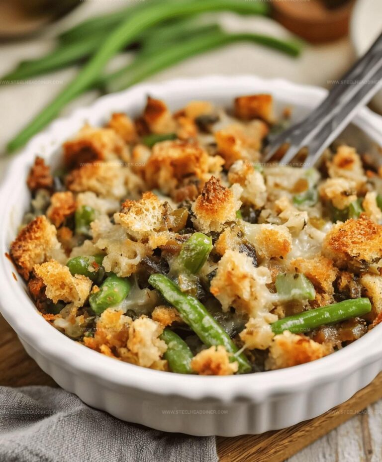 Green Bean Stuffing Casserole Recipe