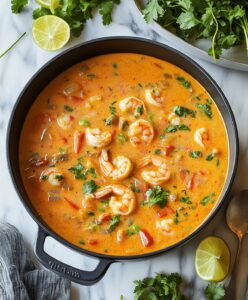 Quick And Spicy Shrimp Soup Recipe