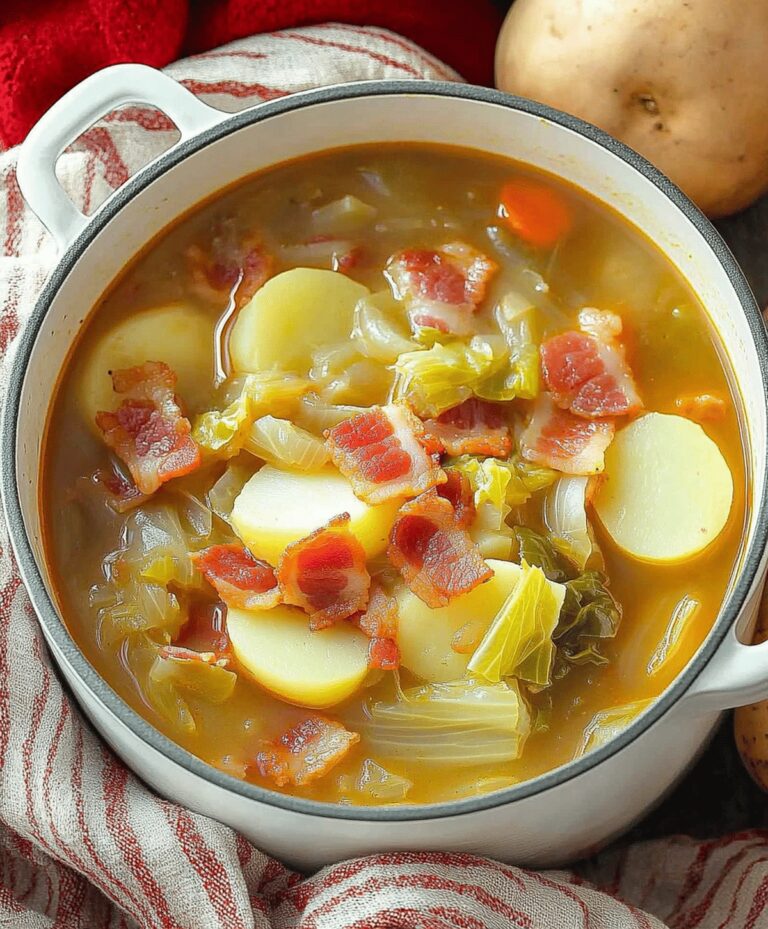 Irish Bacon Cabbage And Potato Soup Recipe