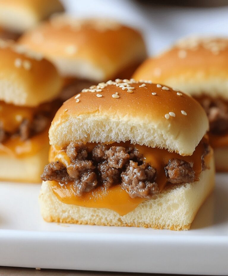 Cheeseburger Sliders Recipe