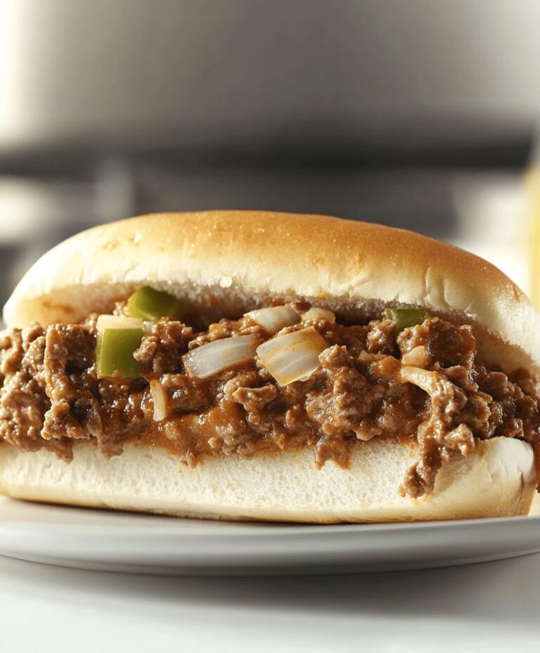 Philly Cheesesteak Sloppy Joes Recipe