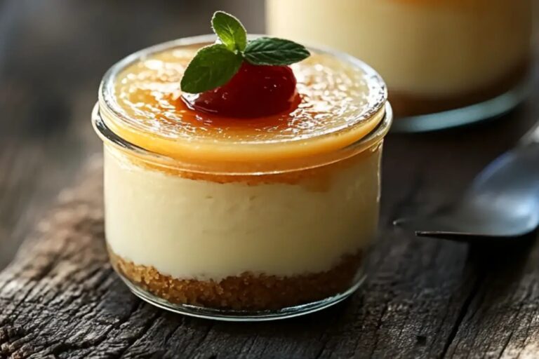 Mini Sweetened Condensed Milk Cheesecake Jars Recipe