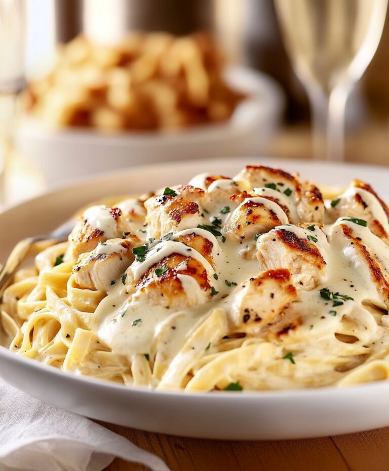 Creamy Olive Garden Chicken Alfredo Recipe