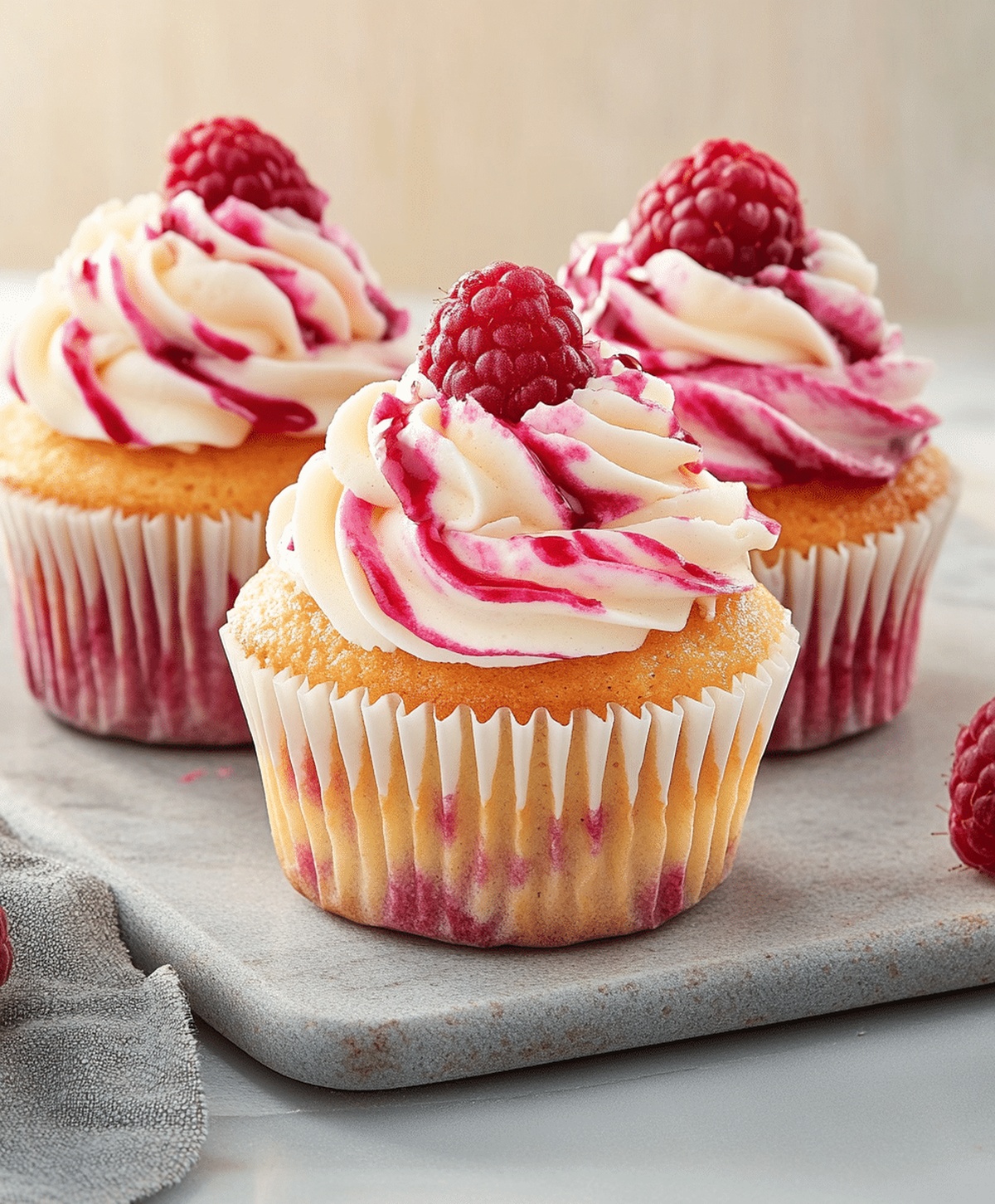 Creamy Raspberry Cheesecake Cupcakes Recipe