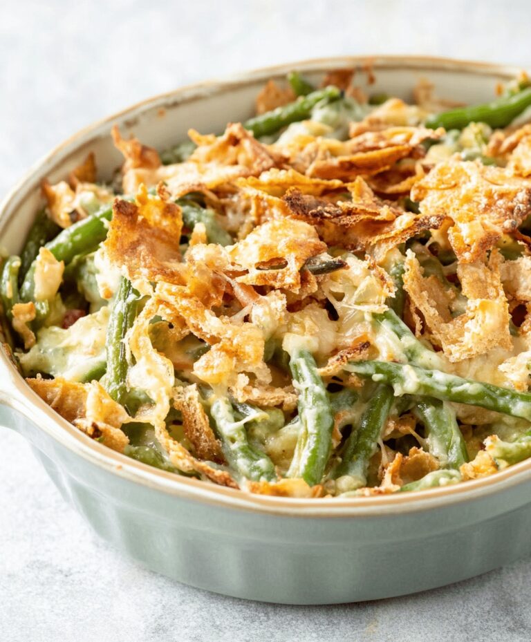 Loaded Green Bean Casserole Recipe
