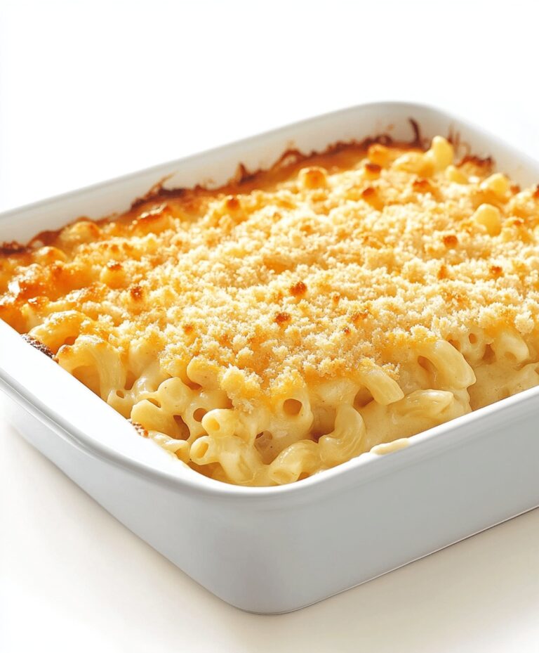 Homemade Baked Mac And Cheese Recipe