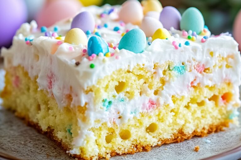 Festive Easter Poke Cake Recipe