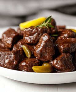 Easy Slow Cooker Mississippi Steak Bites Recipe