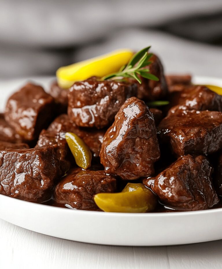 Easy Slow Cooker Mississippi Steak Bites Recipe