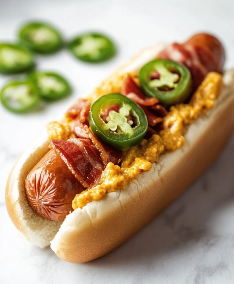 Bacon Jalapeno Popper Hot Dogs Recipe