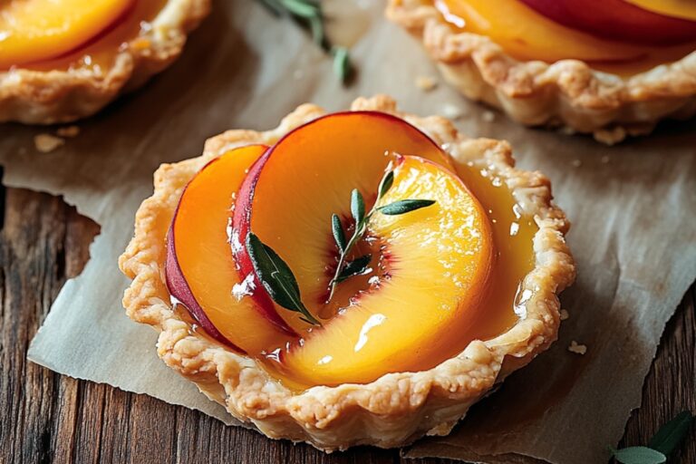 Easy Peach Tarts Recipe