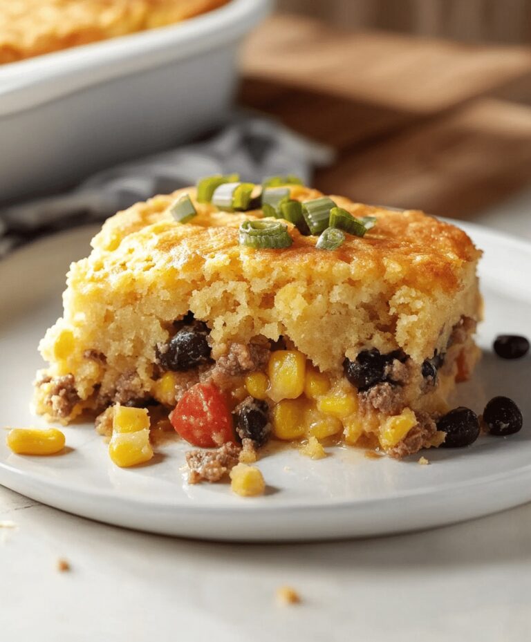 Hearty Cowboy Cornbread Casserole Recipe