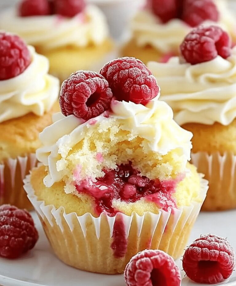 Raspberry Lemon Heaven Cupcakes Recipe