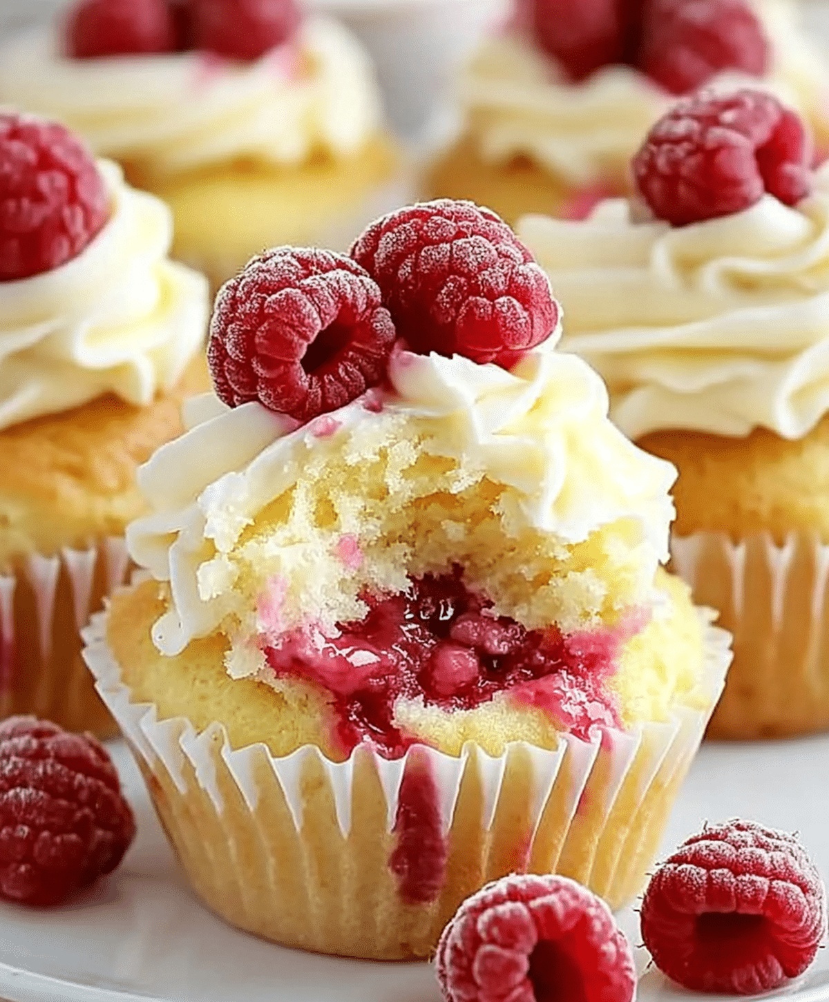 Raspberry Lemon Heaven Cupcakes Recipe