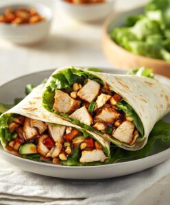 Crispy Asian Chicken Salad Wrap Recipe