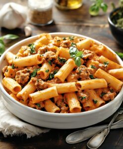 Spicy Sausage Rigatoni Recipe