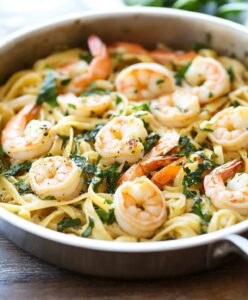 Creamy Shrimp Scampi Pasta Bake Recipe