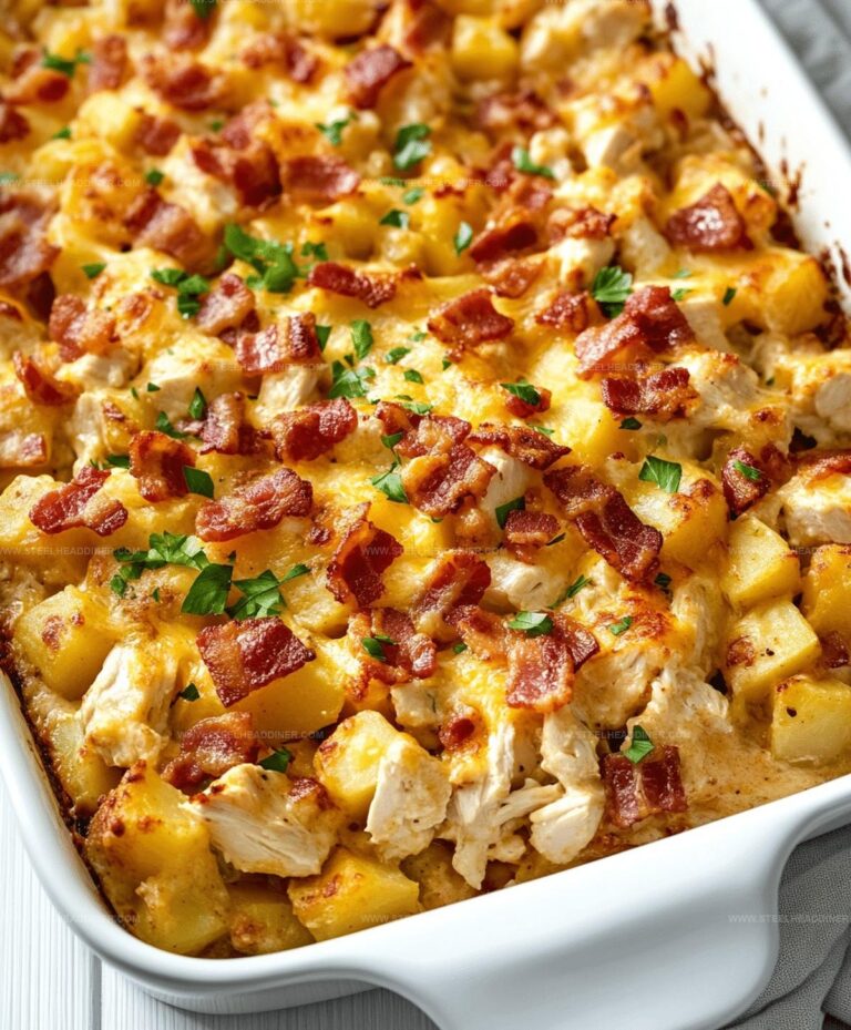 Chicken Bacon Ranch Casserole With Potatoes Recipe