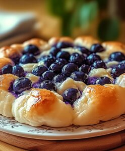 Light Blueberry Cottage Cheese Cloud Bread Recipe