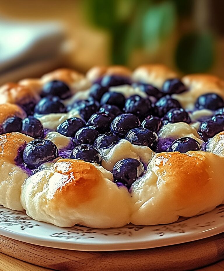 Light Blueberry Cottage Cheese Cloud Bread Recipe