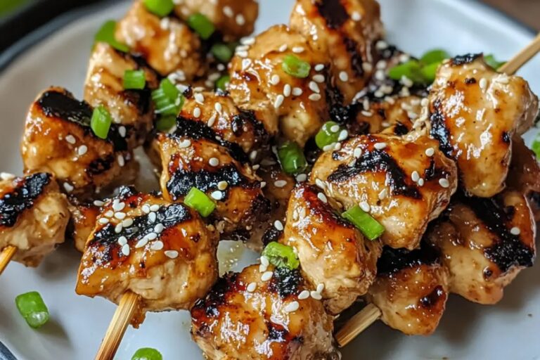 Grilled Sesame Chicken Skewers Recipe