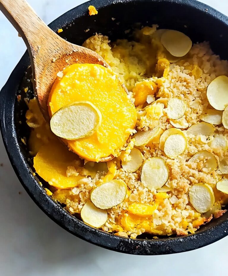 Cheesy Yellow Squash Casserole Recipe