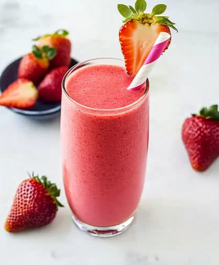 Quick Fat Burning Strawberry Smoothie Recipe