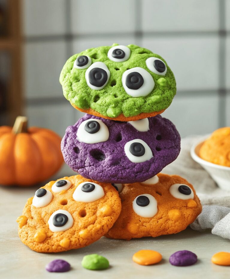 Halloween Monster Cookies Recipe