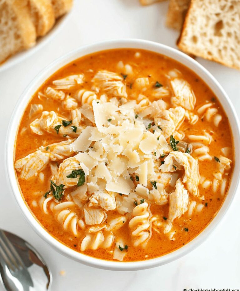Crockpot Chicken Parmesan Soup Recipe