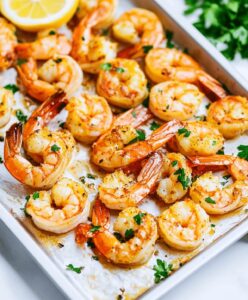 Baked Shrimp With Garlic Lemon Butter Sauce Recipe