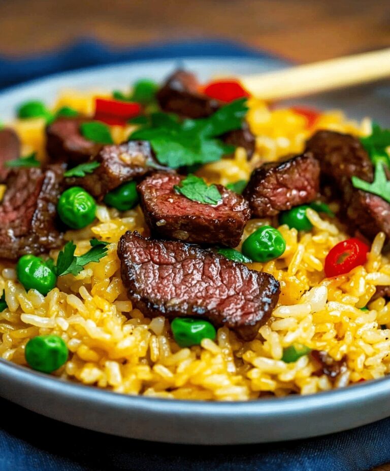 Quick Garlic Butter Steak Fried Rice Recipe